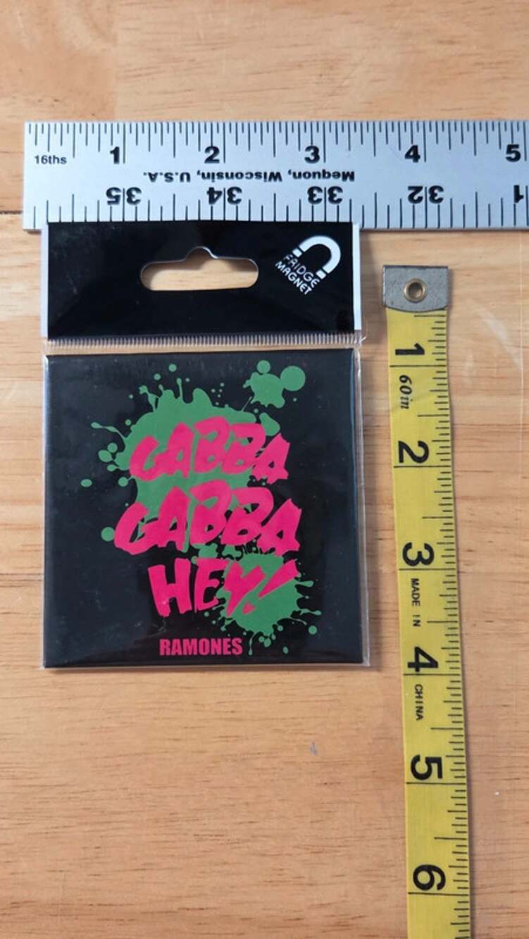 Ramones Gabba Gabba Hey Fridge Magnet Official Licensed Punk Rock Band New